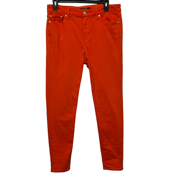 Lauren Ralph Lauren Denim - Lauren Ralph Lauren Ankle Jeans Premier Skinny Orange Size 8